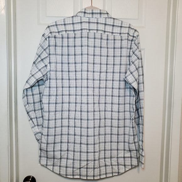 Banana Republic Men's Medium Non-Iron Classic Fit Shirt Long Sleeve 100% Cotton  - Picture 5 of 10